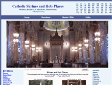 Tablet Screenshot of catholicplaces.org